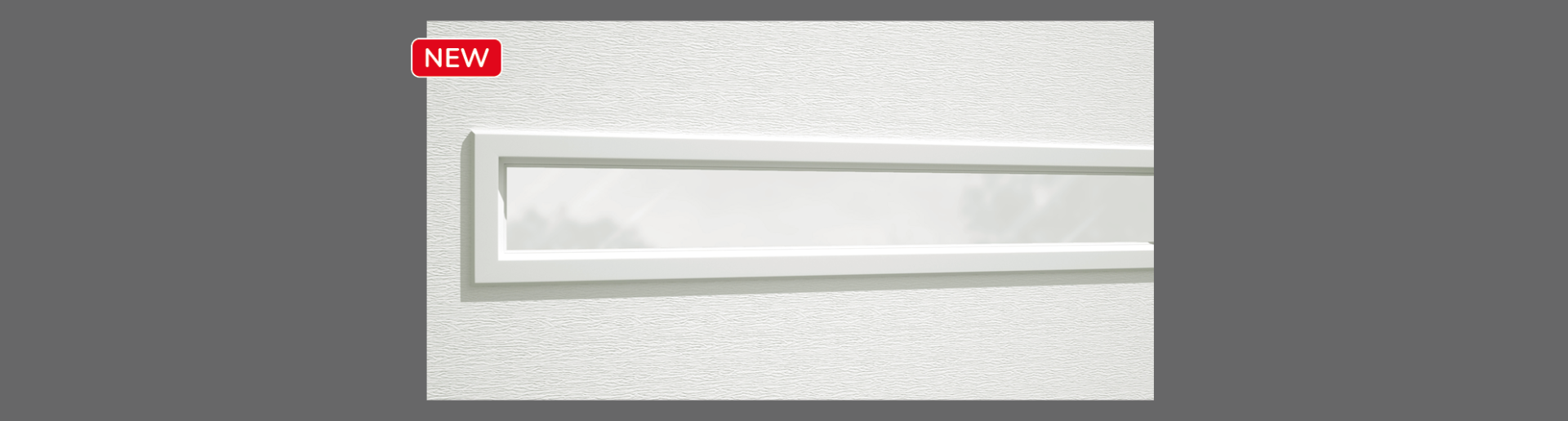 Slim Window, 40" x 7", available for door R-16, 3 layers - Polystyrene, 2 layers - Polystyrene and Non-insulated