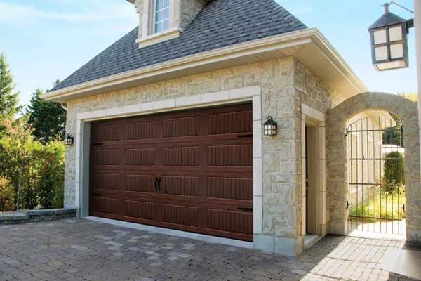The look of a wood door