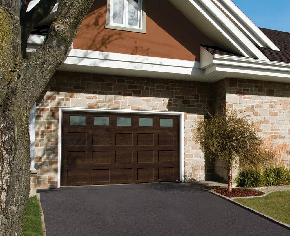 It’s not recommended to insulate a garage door